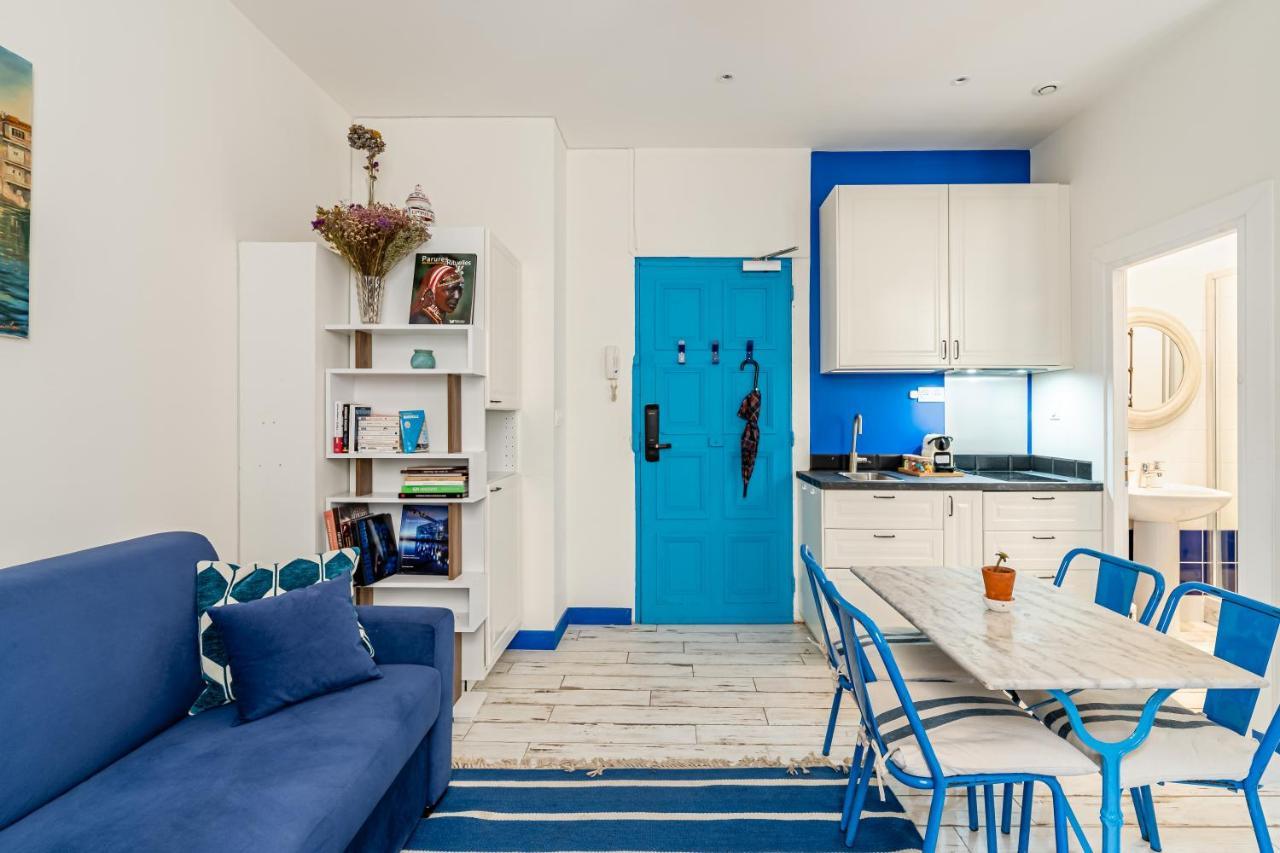 Studio Bleu 29M2, 120M Vieux-Port , Clim ,Wifi, Acces Autonome Avec Code Marsella Exterior foto